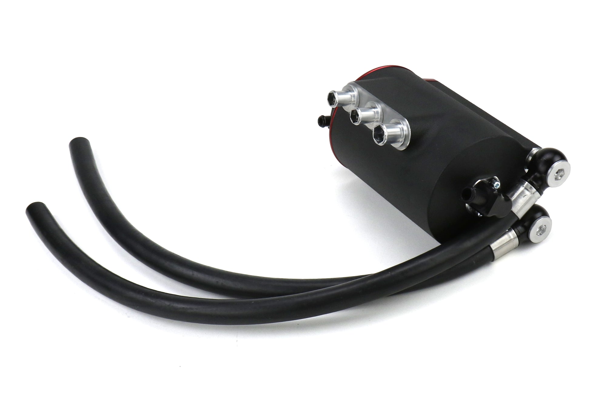 COB822615 COBB Tuning Air Oil Separator Black/Red - 2008-2014 Subaru WRX / 2008+ Subaru STI,