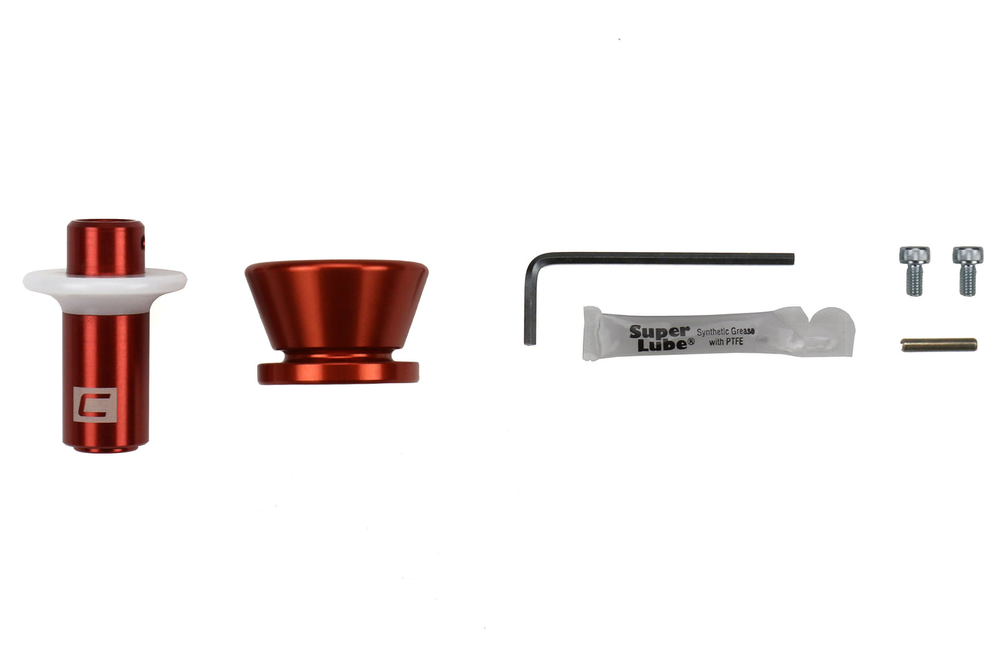 COB244310-W-RD COBB Tuning Reverse Lockout Pull - 2015+ STI-White w/ Race Red,