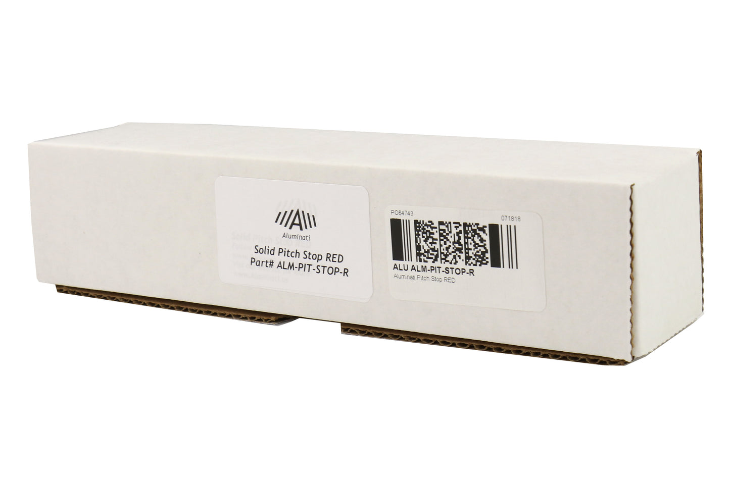 ALUALM-PIT-STOP-R Aluminati Solid Billet Pitch Stop Mount - 2015+ WRX / 2015+ STI / 2014+ Forester-Red,