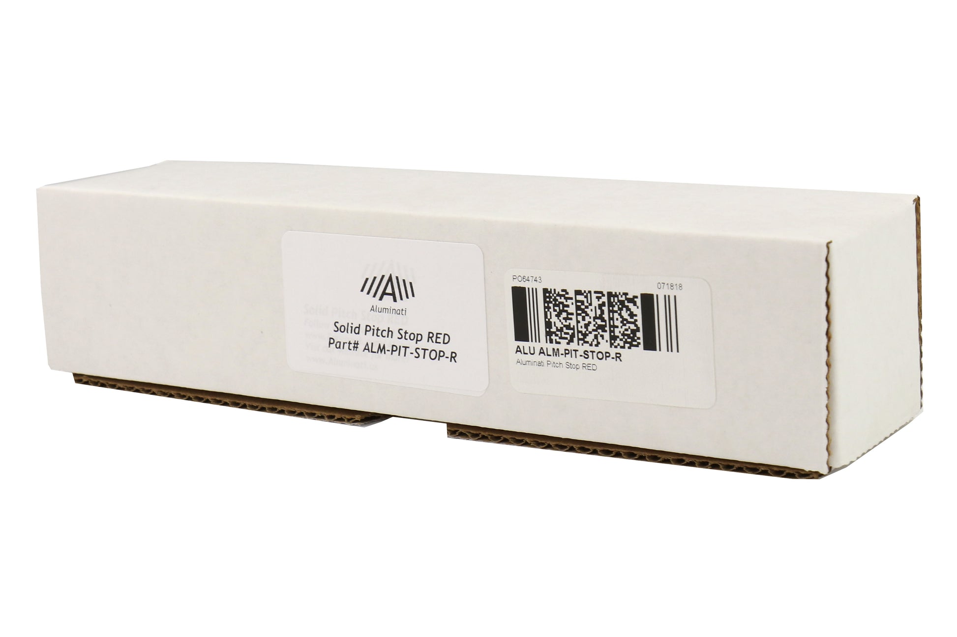 ALUALM-PIT-STOP-R Aluminati Solid Billet Pitch Stop Mount - 2015+ WRX / 2015+ STI / 2014+ Forester-Red,