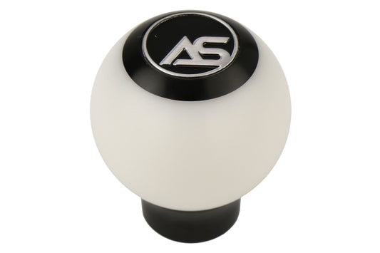 ASA1501010203 AutoStyled Subaru 6 Speed shift knob Black with White Delrin Center,