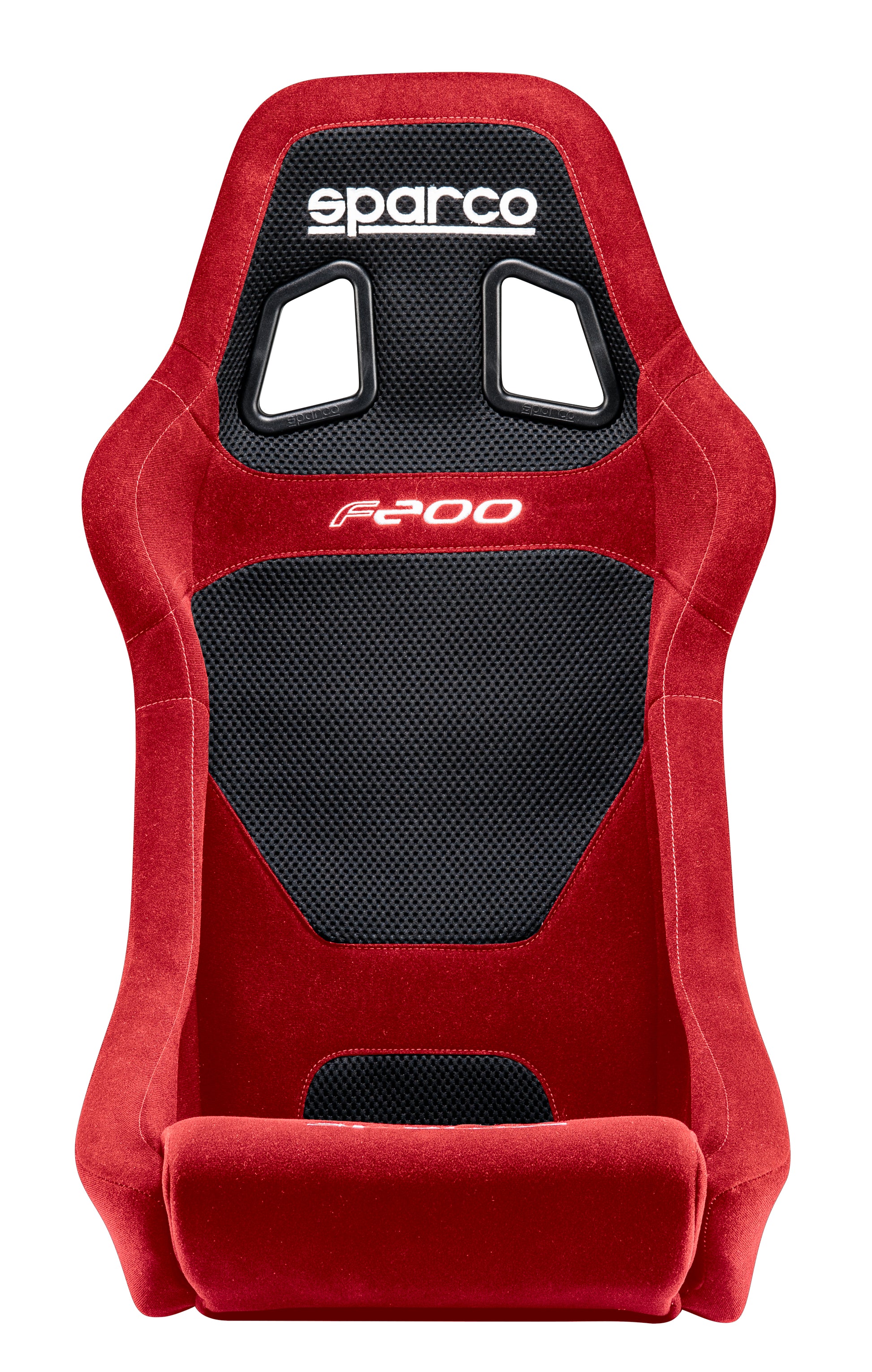 SPR00917RS Sparco F200 Seats - Universal-Black - Red,