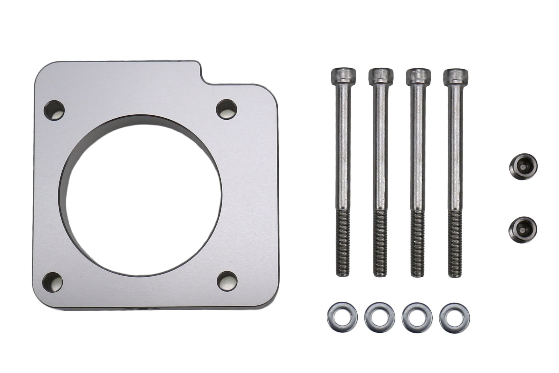 TQSTS-TBS-027 Torque Solutions Throttle Body Spacer - 2015+ STI-Silver,
