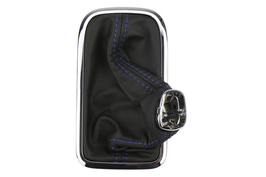 SUB35133VA010 Subaru OEM JDM Shifter Boot Blue Stitching - 2015+ WRX CVT / 2014+ Forester CVT / 2013+ Crosstrek CVT,