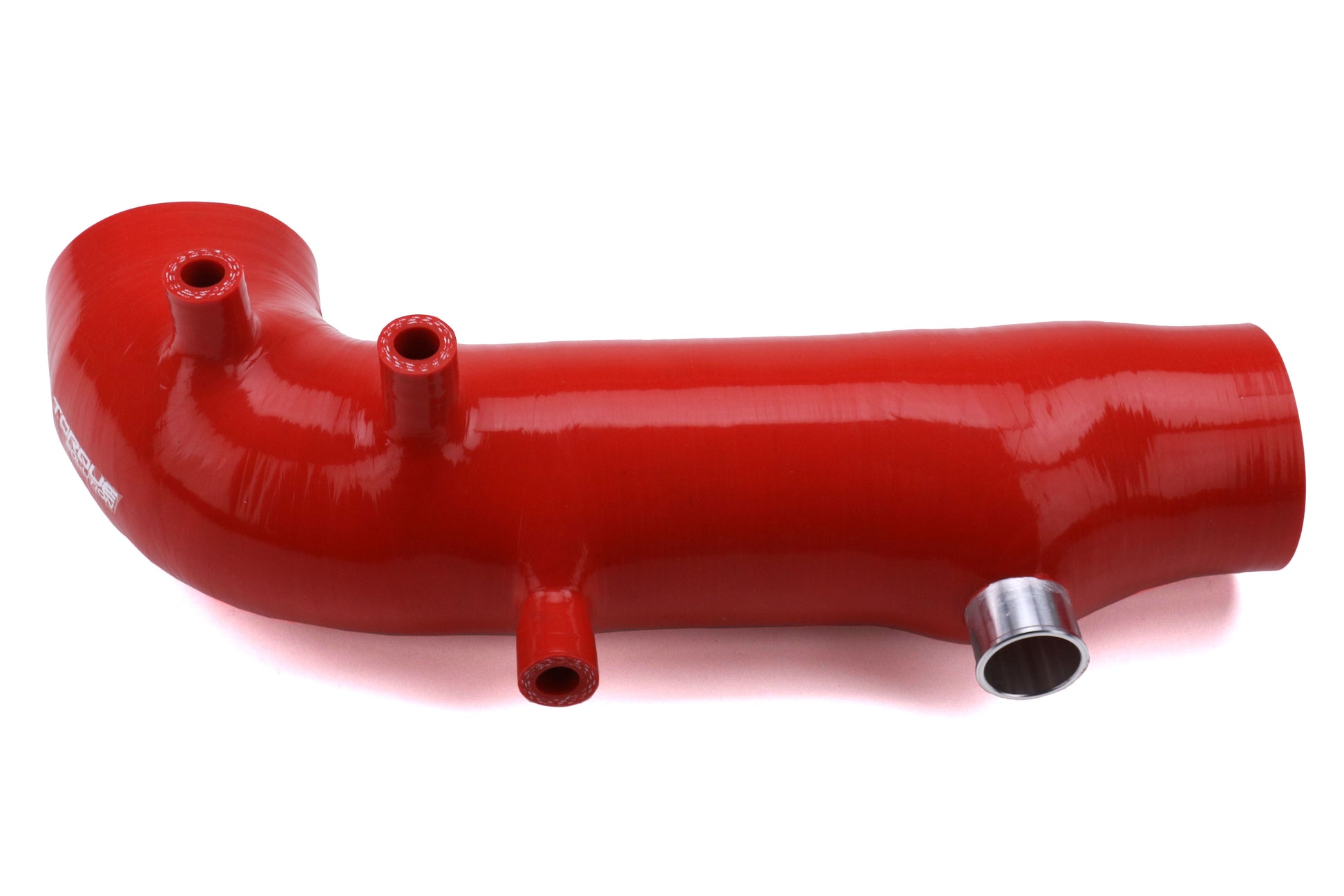 TQSTS-SU-463RD Torque Solution Turbo Inlet Hose Red - Subaru WRX 2002-2007 / STI 2004+ / Legacy GT 2005-2009,