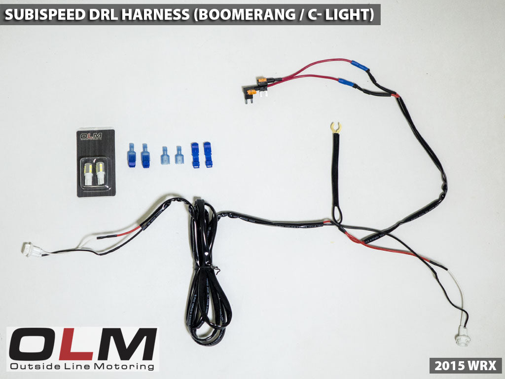 OLMOLMWRXDRL-BSPRE SubiSpeed DRL Harness for Boomerang (C-Light) - 15+ WRX Base / Premium / 13-17 Crosstrek,