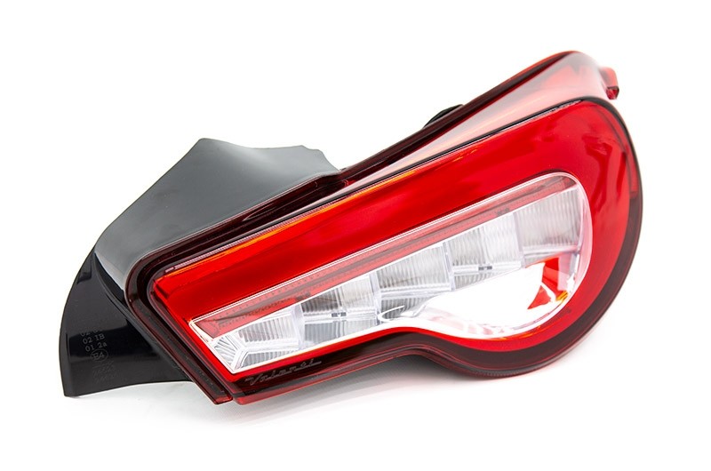 VALTT86Z-HC-2 Valenti Jewel LED Tail Lights (Red Lens, Chrome Reflector) - 2013+ FT86,