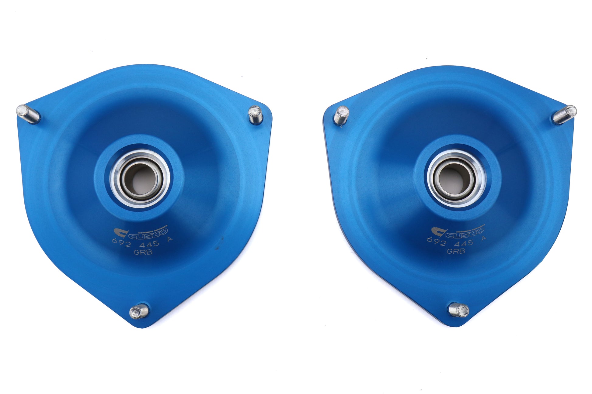 CUS692 445 A Cusco Gravel Competition Pillowball Front Camber Plates - 2015-2020 WRX / STI,