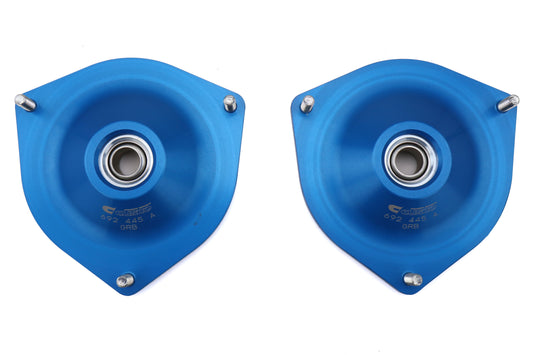 CUS692 445 A Cusco Gravel Competition Pillowball Front Camber Plates - 2015-2020 WRX / STI,