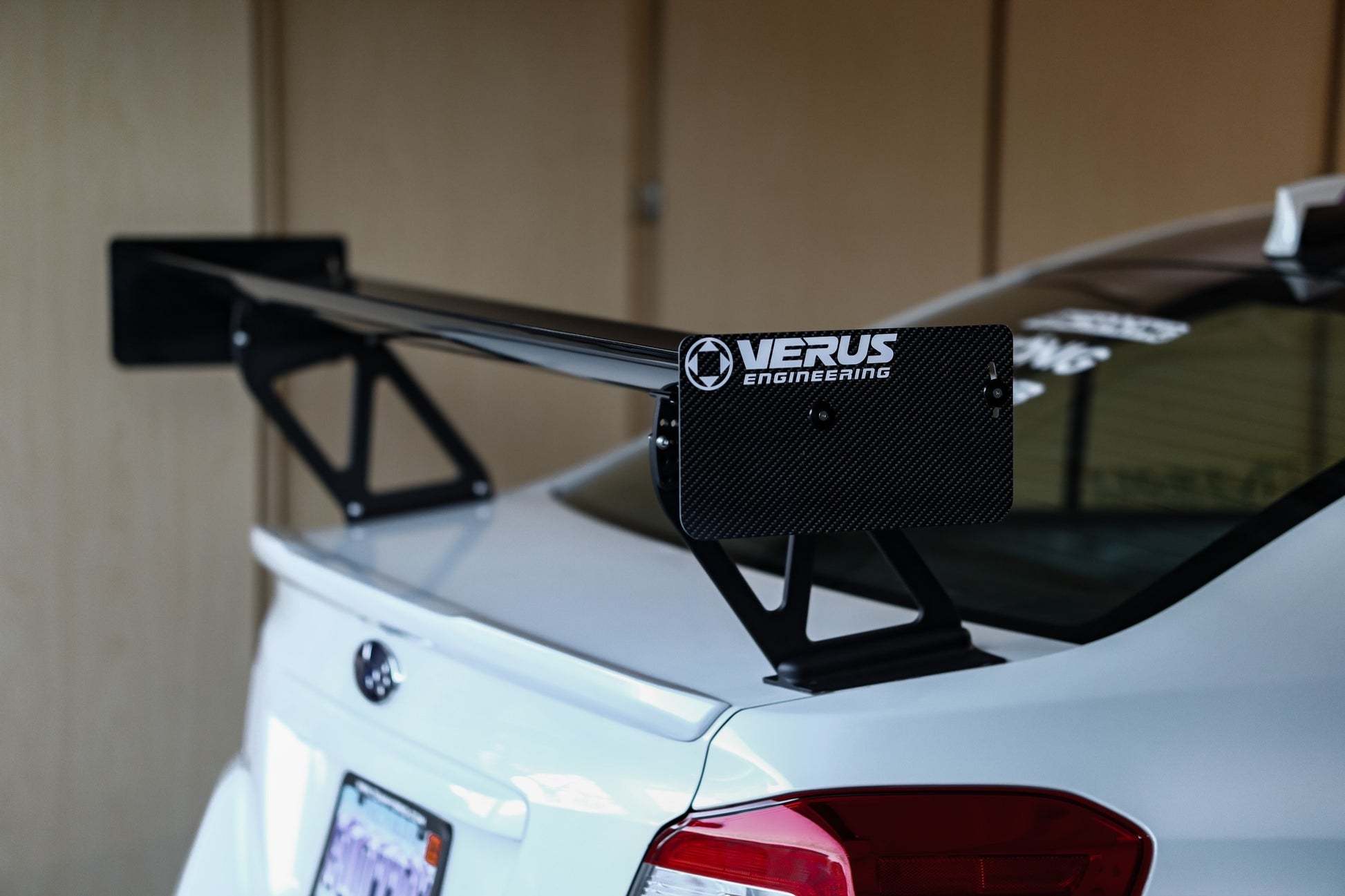 VERA0197A   -   Verus UCW Rear Wing Kit - Black Endplates - 2015-2021 Subaru WRX,