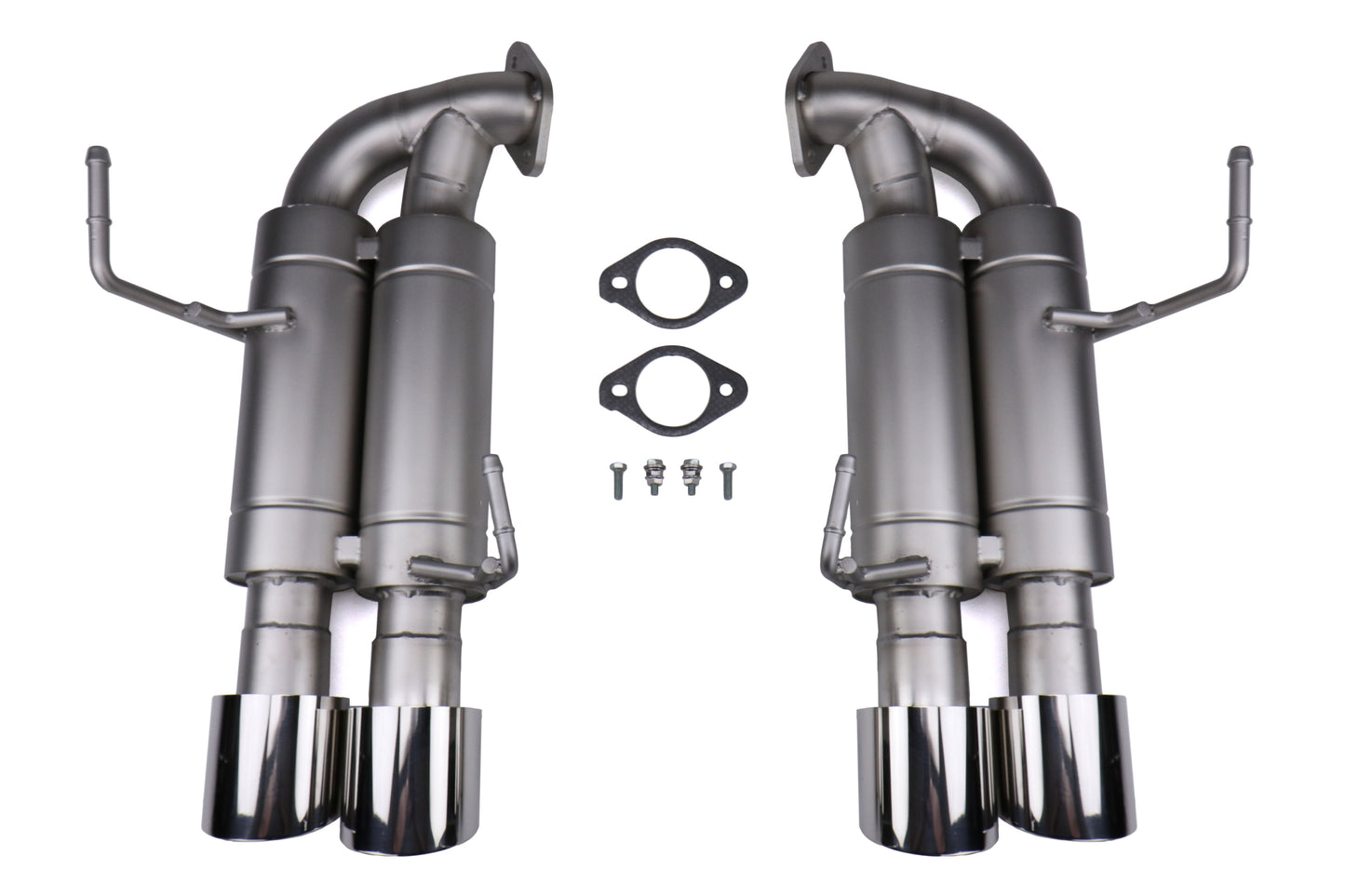 CPESBAE00002P CP-E Austenite Axle Back Dual Mufflers - 2015+ WRX / STI-Polished,