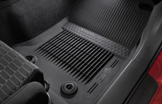 Toyota All Weather Floor Mats Black - 20222024 Toyota GR86