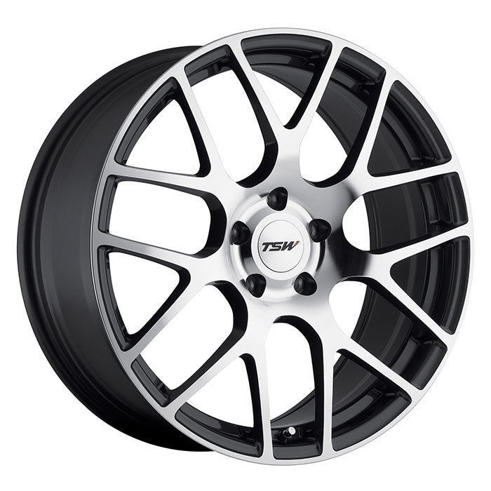 TWW1780NUR355100S72 TSW Nurburgring Wheels 17x8 +35mm (Gunmetal w/ Machined Face) - 2013+ FT86-simple,