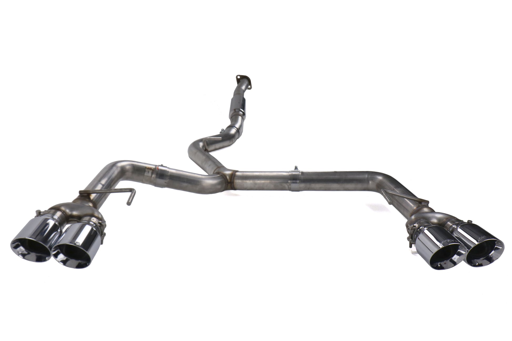 AWE3020-42058 AWE Track Edition Exhaust Chrome Silver Quad Tips (102mm) - 2015+ WRX / STI,