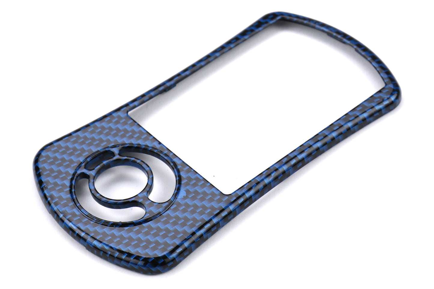 GCSAP3-BLUECARBON-FIBER COBB Accessport V3 Faceplate (Blue Carbon Fiber Print),