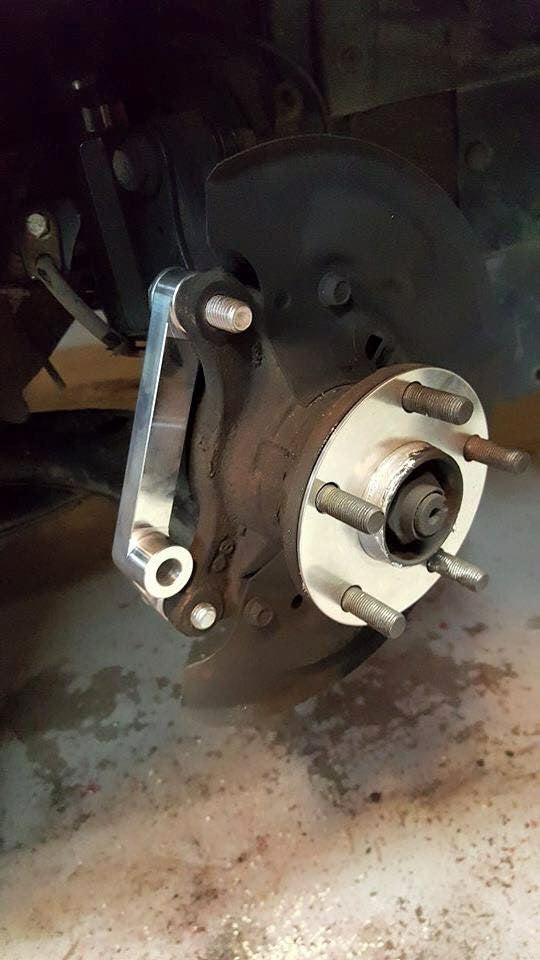 4 Piston ATS Caliper Big Brake Bracket Kit by CTS-V Brake Swap - 2014 Scion FR-S / 2013-2014 Subaru BRZ / 2015 WRX