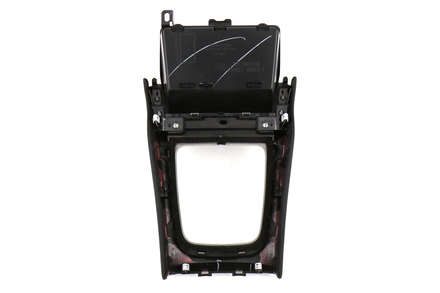 SUB92121VA322 Subaru OEM JDM Shifter Console with Blue Stitching - 2015+ WRX CVT,