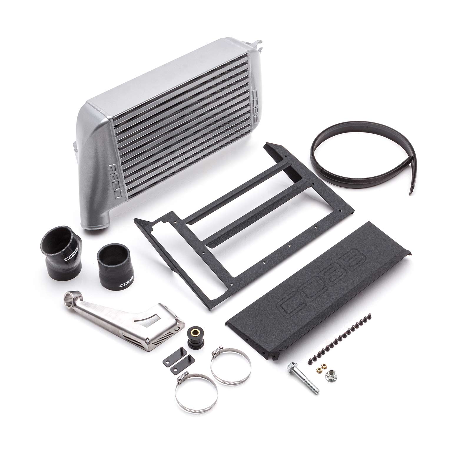 COBB42405-SL COBB Tuning Top Mount Intercooler Kit Silver - Subaru WRX 2015-2021 | B42405-SL,