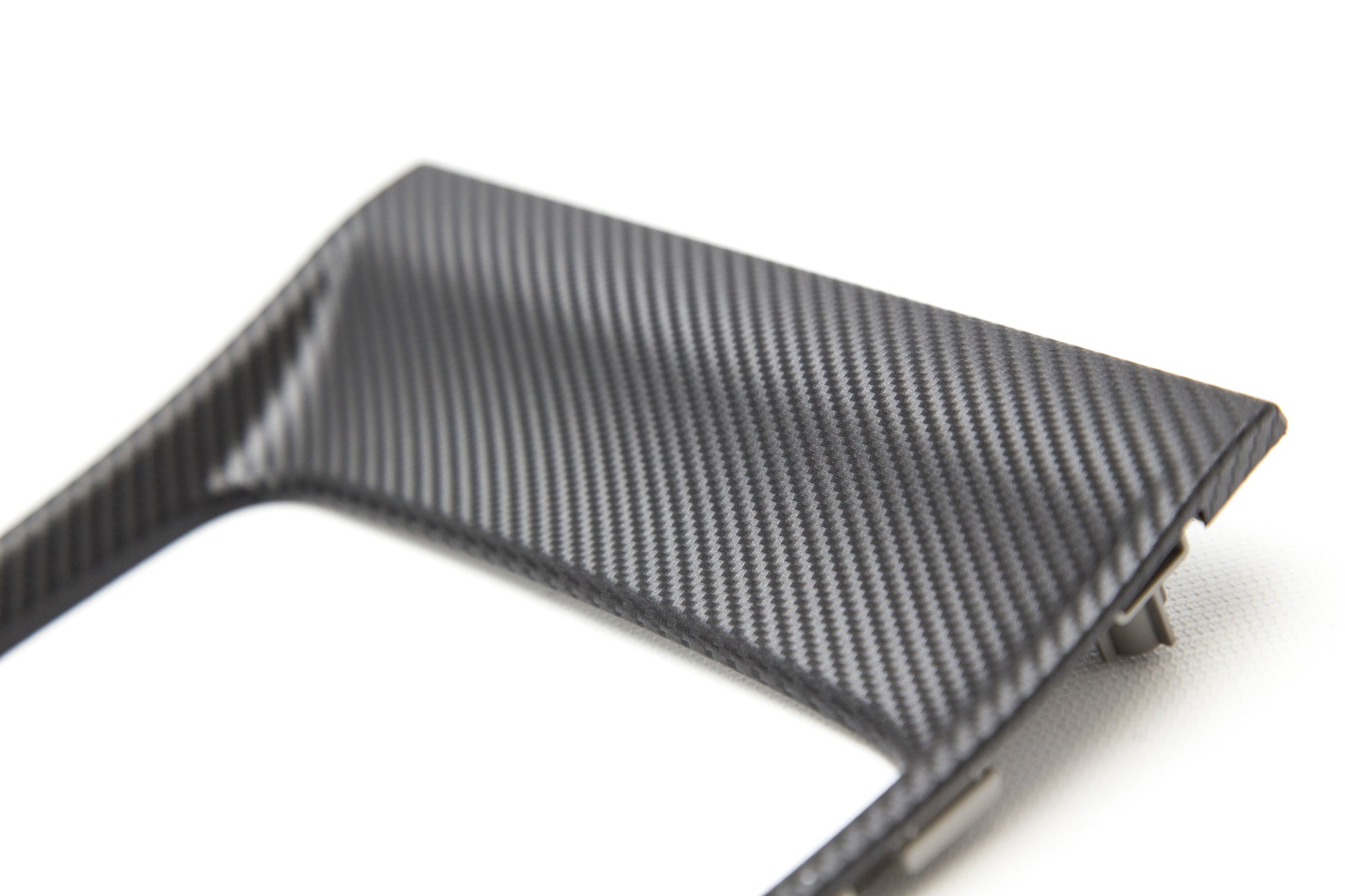 SUBJ1317VA130 Subaru OEM JDM Shifter Trim Plate (Matte 3D Carbon) - 2015+ WRX CVT,