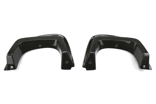 APPCBX-WRXHS15 APR Carbon Fiber Rear Bumper Exhaust Finishers - 2015+ WRX / 2015+ STI,