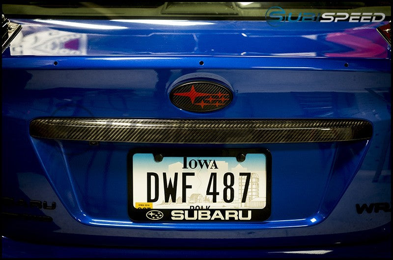 OLMRM-WRX14-DCF OLM S-Line Dry Carbon Fiber Trunk Finish - 2015+ WRX / 2015+ STI,