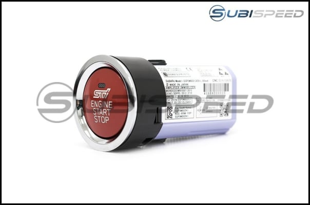 Subaru STI Red JDM Push to Start Button with Status Light - 2015-2021 Subaru WRX / STI / 2013-2021 Scion FRS / Subaru BRZ / Toyota 86 / 2014 Forester