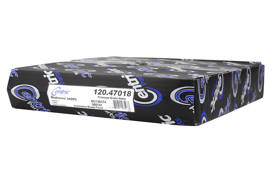 STT120.47018-GRP Centric Premium Brake Rotor Pair Front - Subaru Models Inc. 2002-2008 WRX,