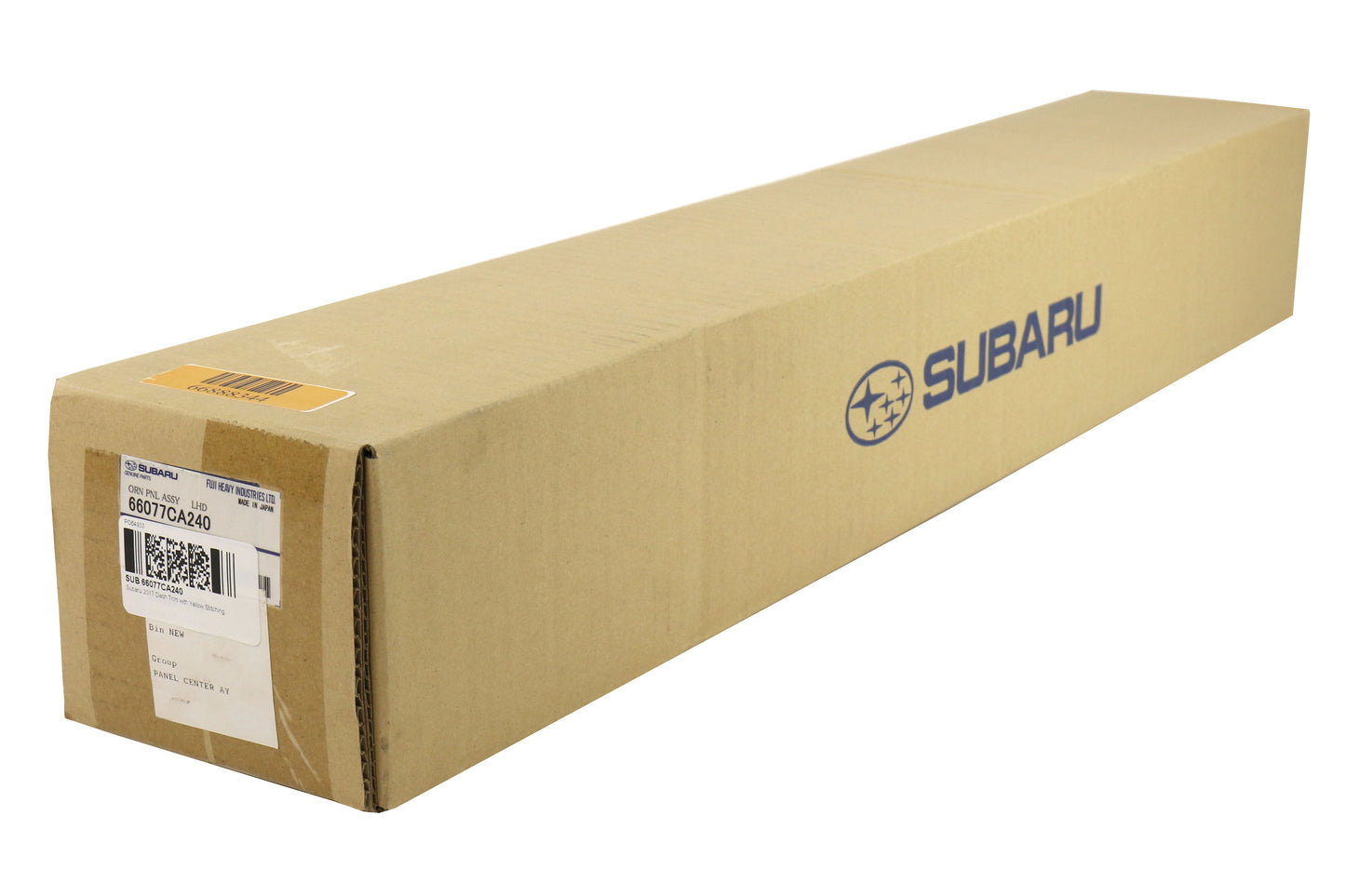 SUB66077CA240 Subaru OEM Leatherette Dash Trim with Yellow Stitching - 2013+ FT86,