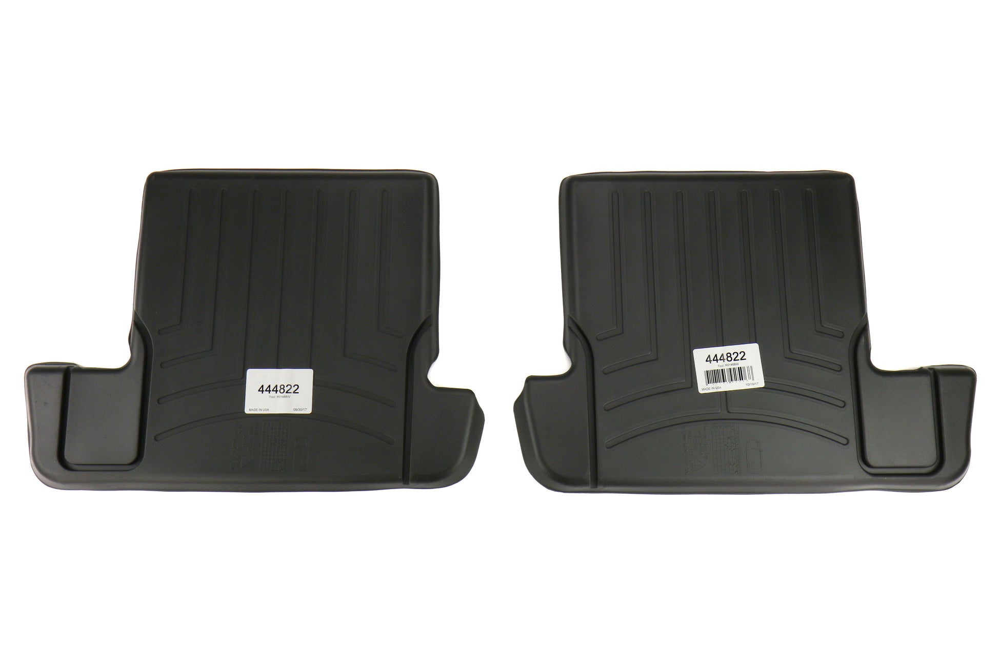 WEA444822 WeatherTech FloorLiner DigitalFit All Weather Floor Mats - 2013+FR-S / BRZ / 86-Rear,