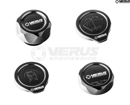 Verus Engineering Engine Bay Cap Kit Black - 2013-2021 Scion FR-S / Subaru BRZ / Toyota 86