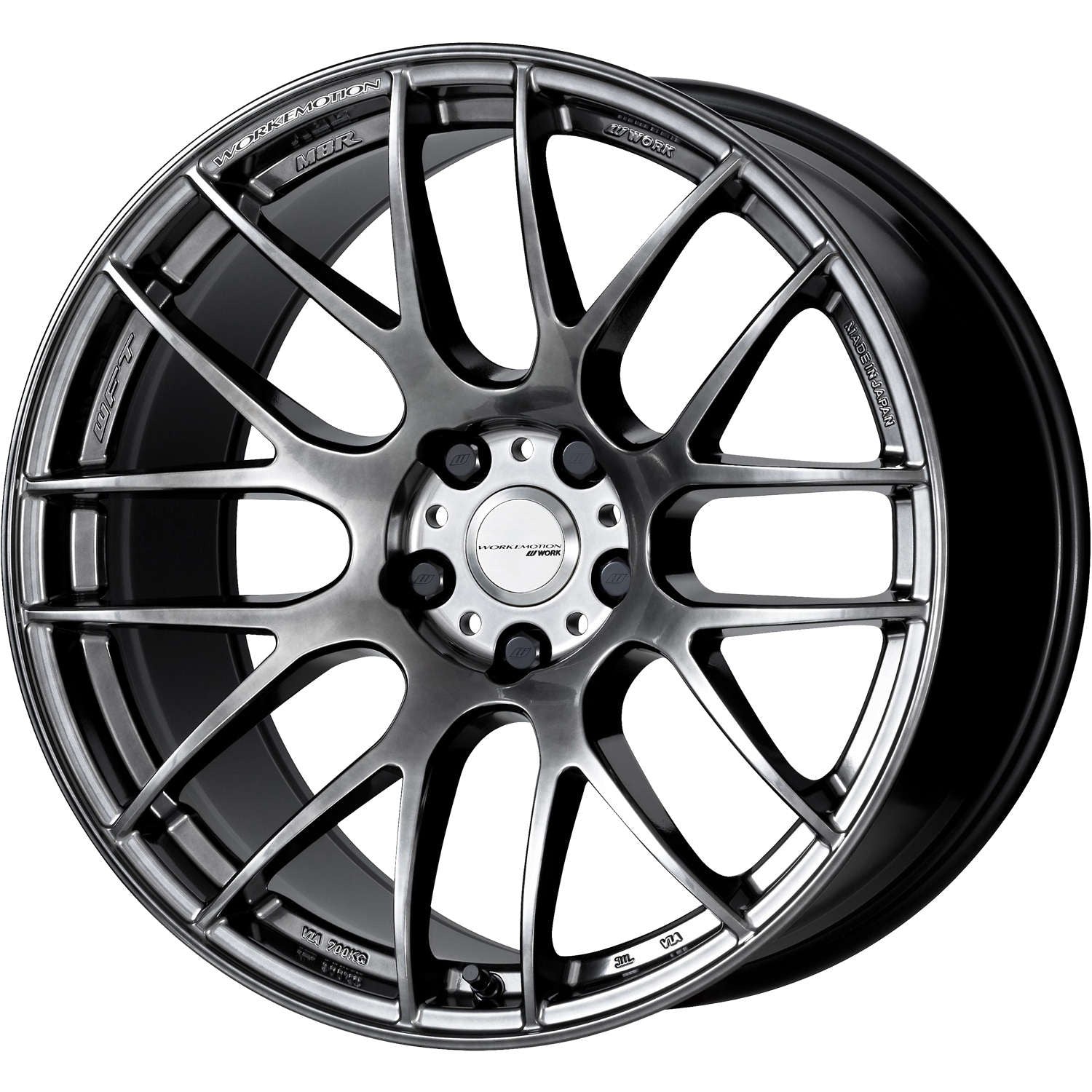WORWM8R199538YGTK   -   WORK Emotion M8R 19x9.5 +38 5x114.3 (GTK) Glim Black,