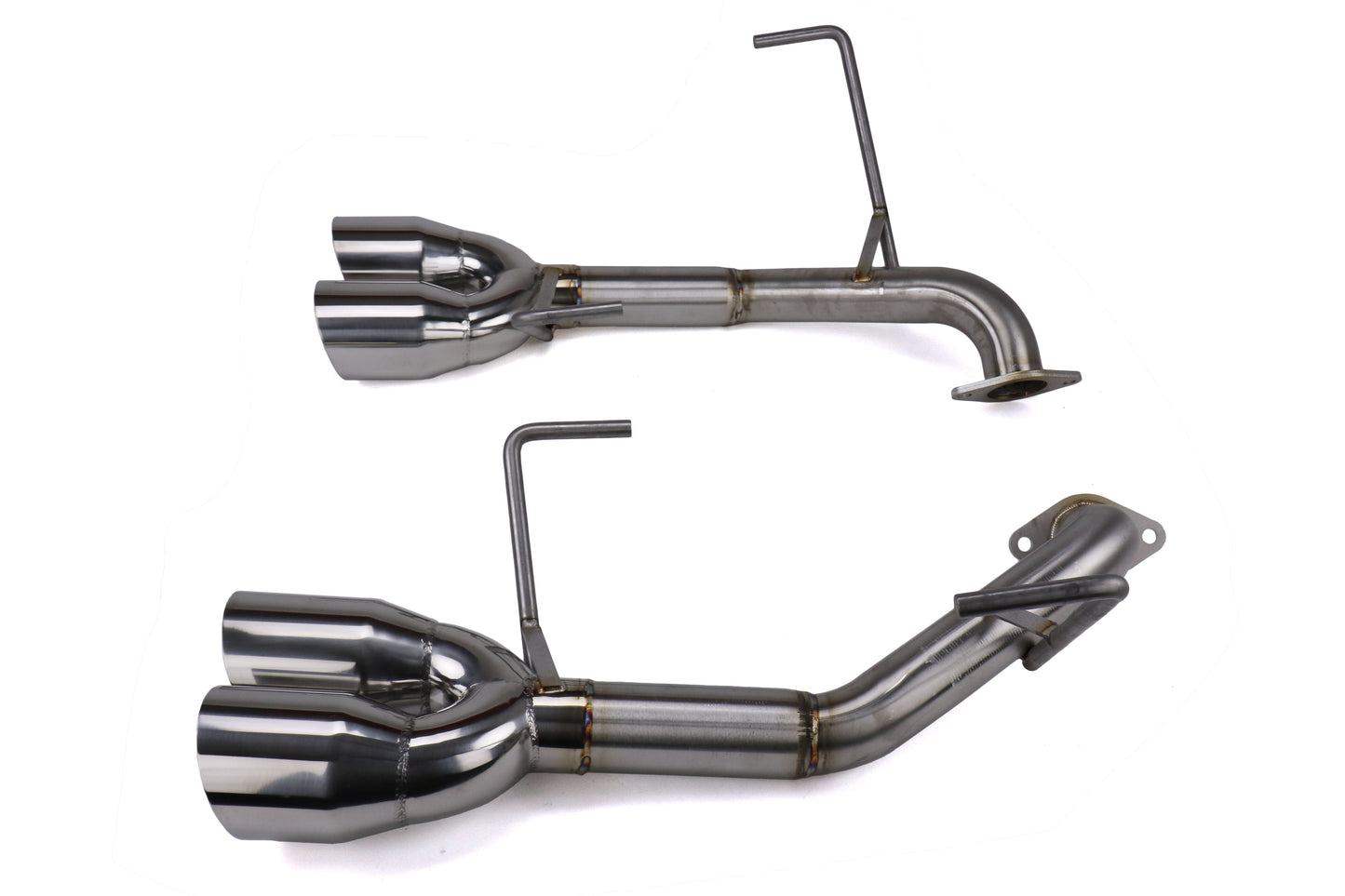NAMRSPD069 Nameless Performance Muffler Delete Polished Single Wall Tips - Subaru WRX 2015+ / STI 2015-2018 | RSPD069,