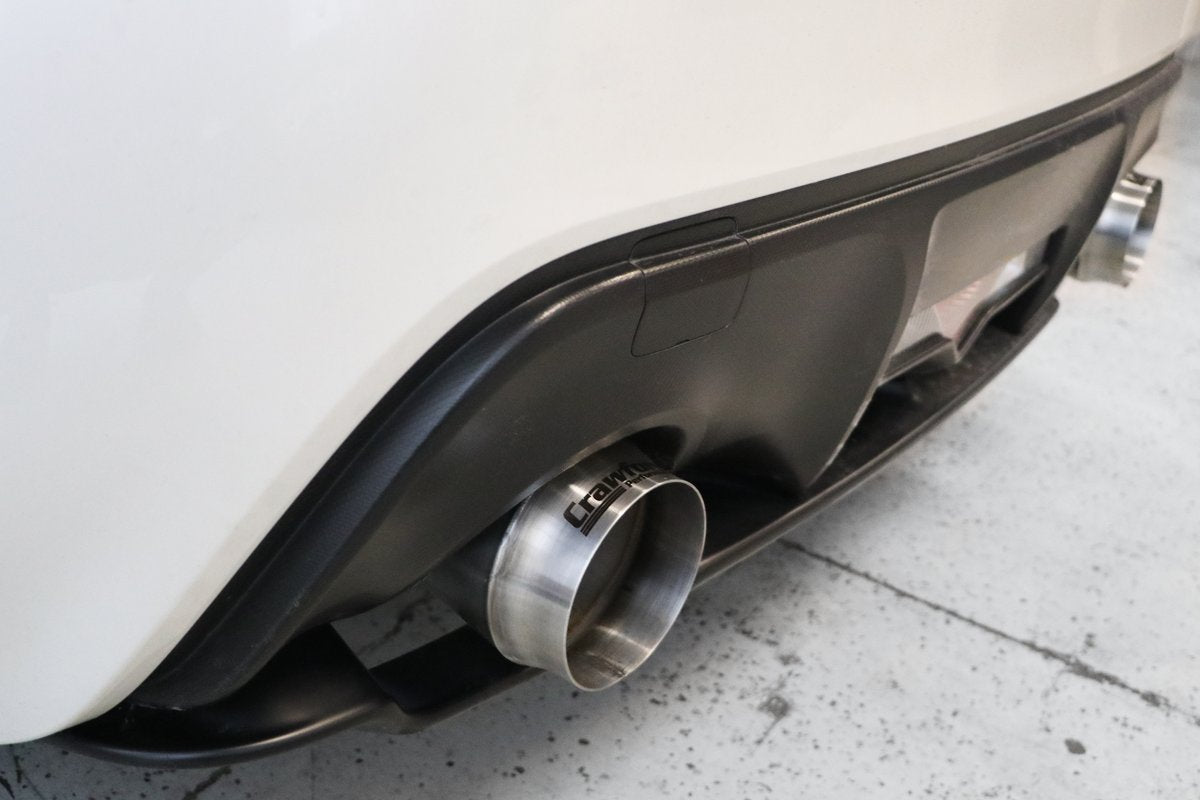 CRAE0380-1 Crawford Gymkhana Two Axle-Back Megaphone Exhaust - 2013-2020 FRS / BRZ / 86,
