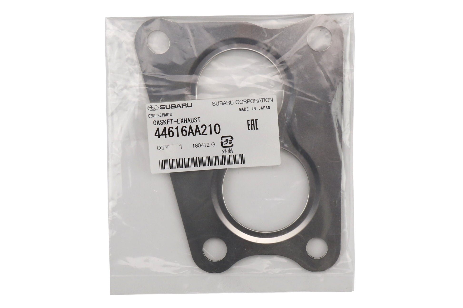 SUB44616AA210 Subaru OEM Cross Over Exhaust Pipe Gasket - 2015+ WRX / 2014+ Forester,