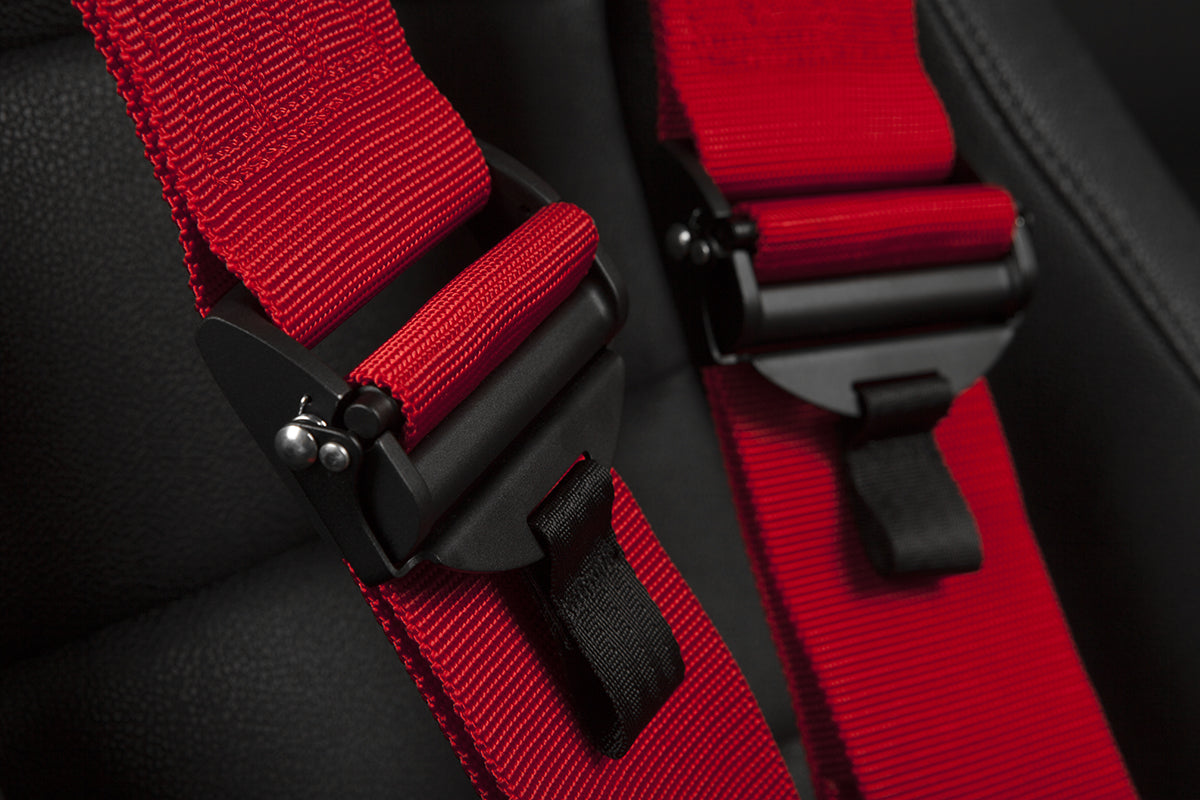 Braum 6 Point 3inch FIA Certified Racing Harness - Red Each - Universal