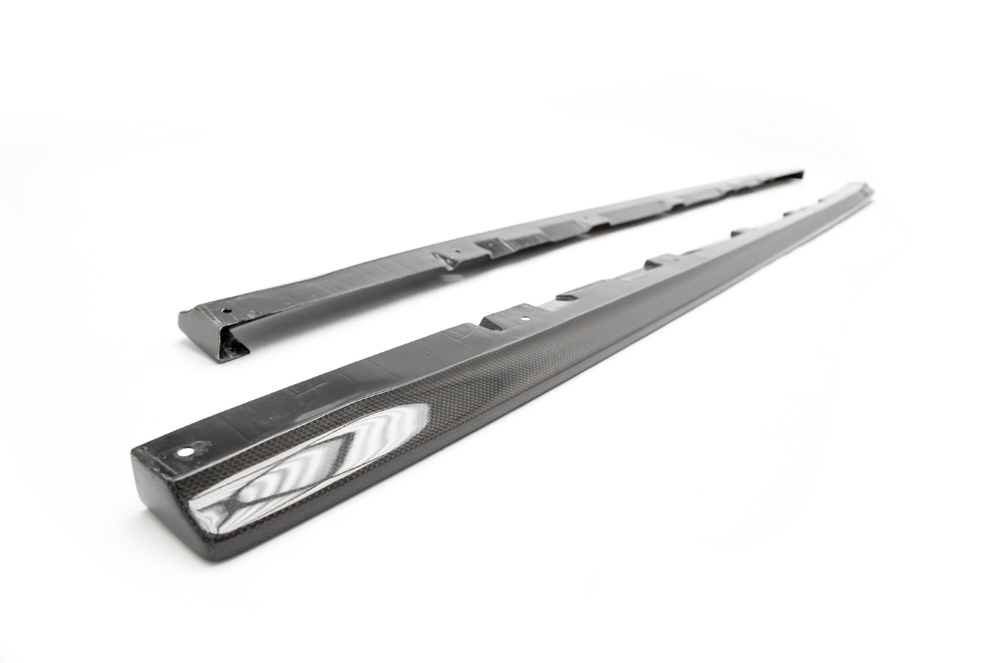 CRGCS9735SS1C Chargespeed Carbon Fiber Bottom Line T1 Side Skirts - 2015+ WRX / 2015+ STI,