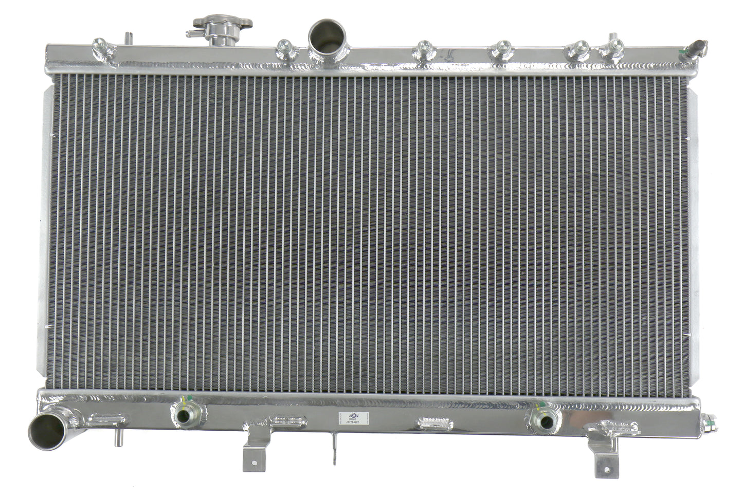 CSF3076O CSF Racing Radiator w/ Built-in Oil Cooler and Sandwich Plate - Subaru WRX/STi Manual 2002-2007,