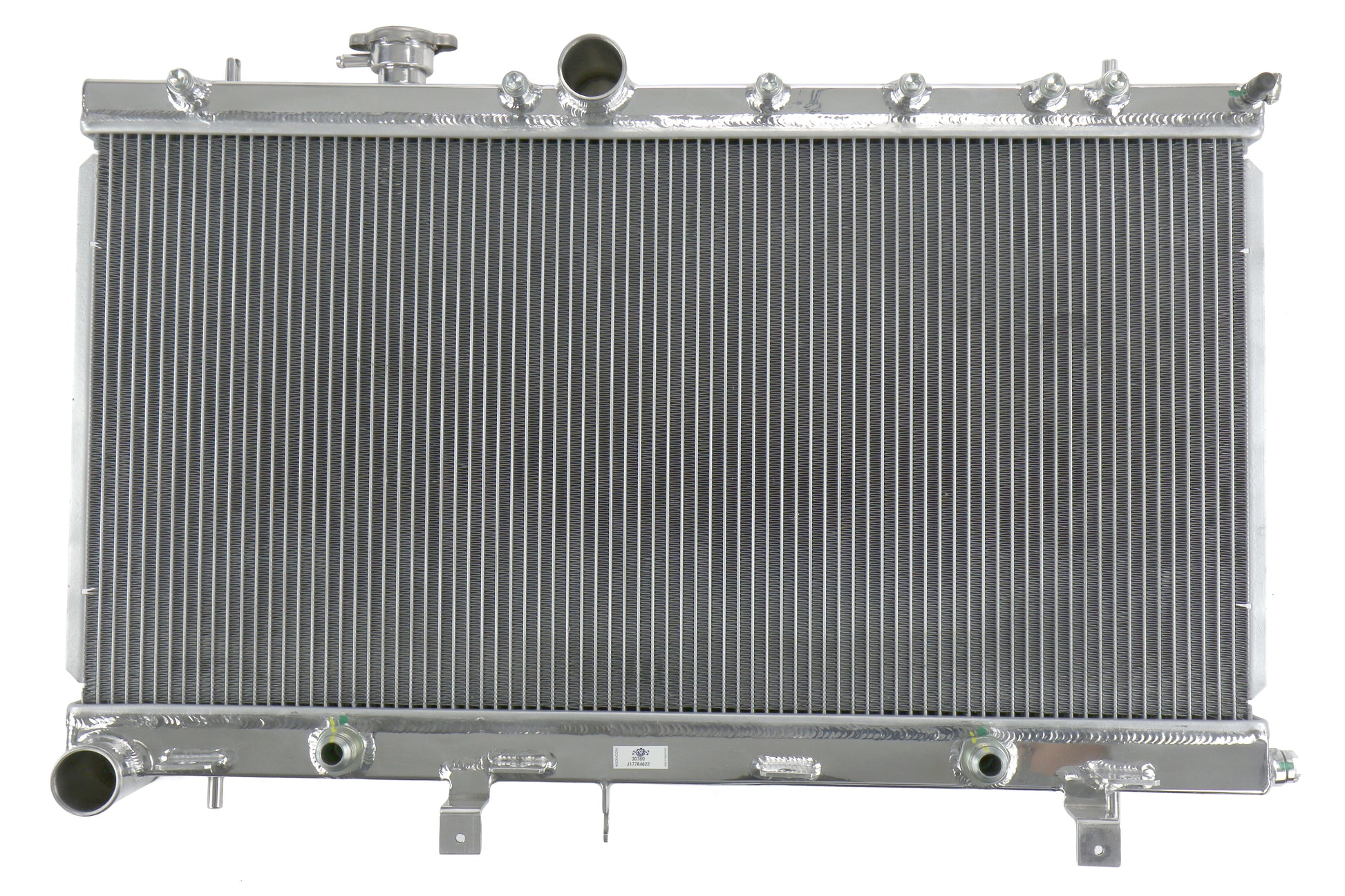 CSF3076O CSF Racing Radiator w/ Built-in Oil Cooler and Sandwich Plate - Subaru WRX/STi Manual 2002-2007,