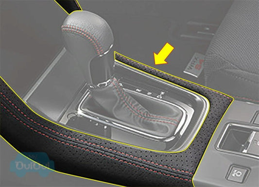 SUBJ1317VA632,,Subaru JDM Ultra Suede CVT Shifter Console,