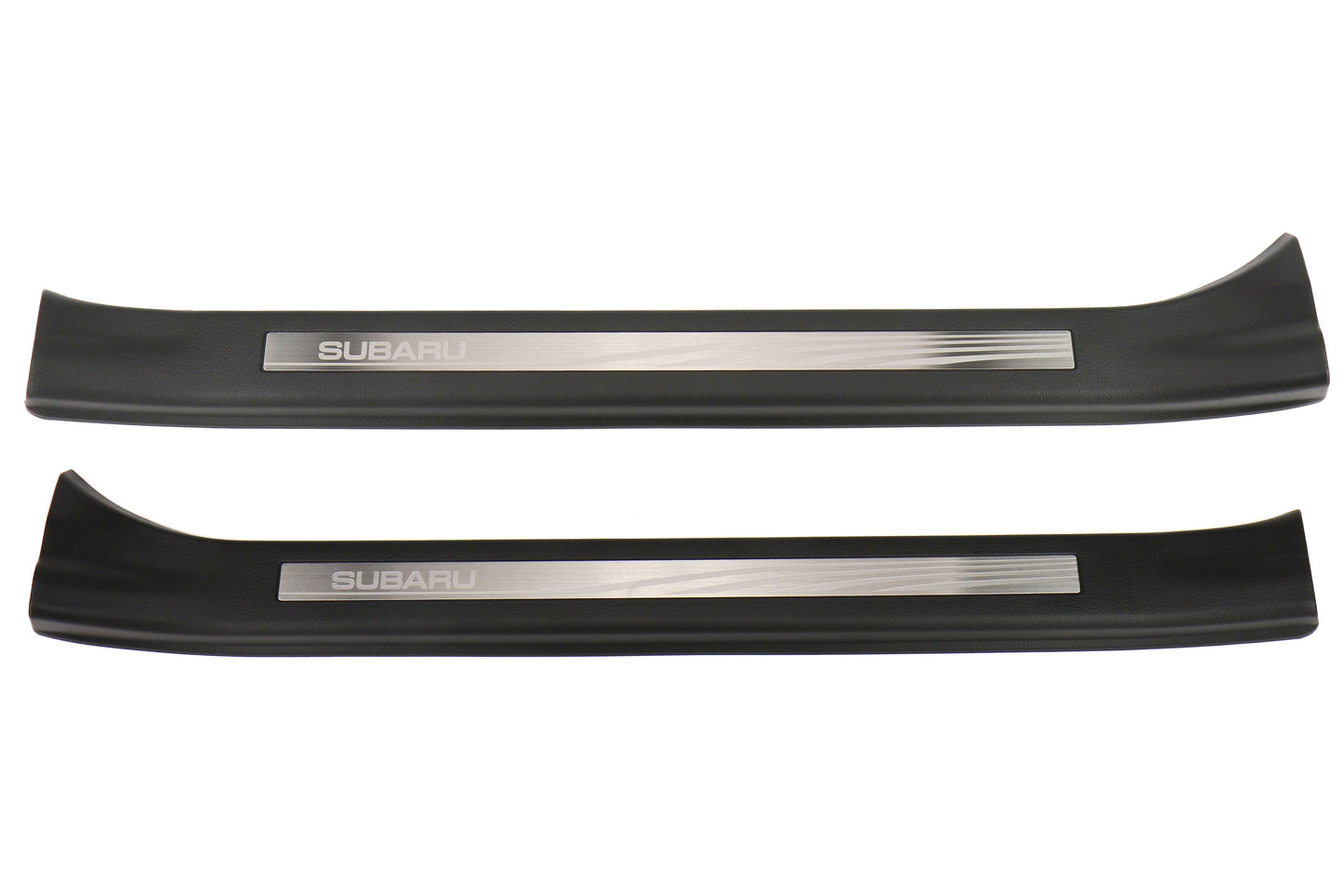 SUB94060VA-KIT Subaru Silver Etched Door Sills - 2015+ WRX / 2015+ STI,