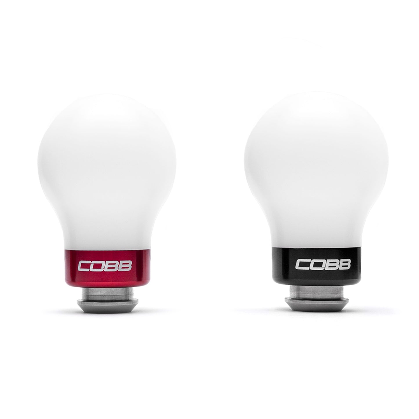 COB211360-W COBB Tuning 5-Speed Weighted Shift Knob White - Subaru 5MT Models (inc. 2002-2014 WRX),