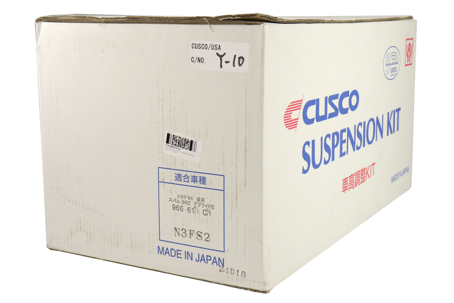 CUS966 61N CN Cusco Kouki Coilovers Street Zero A - 2013+ FT86,