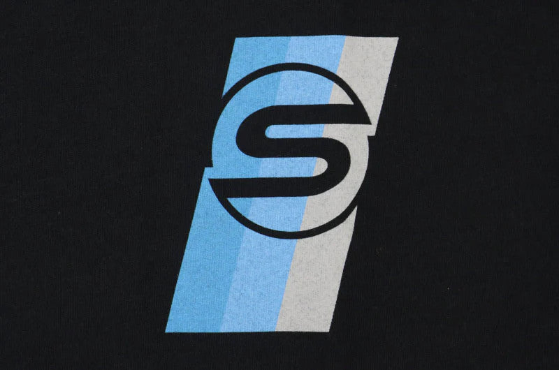 SBSSUBI-TEE-SSREPEAT-BLK-XL main image tshirt in black XL front,