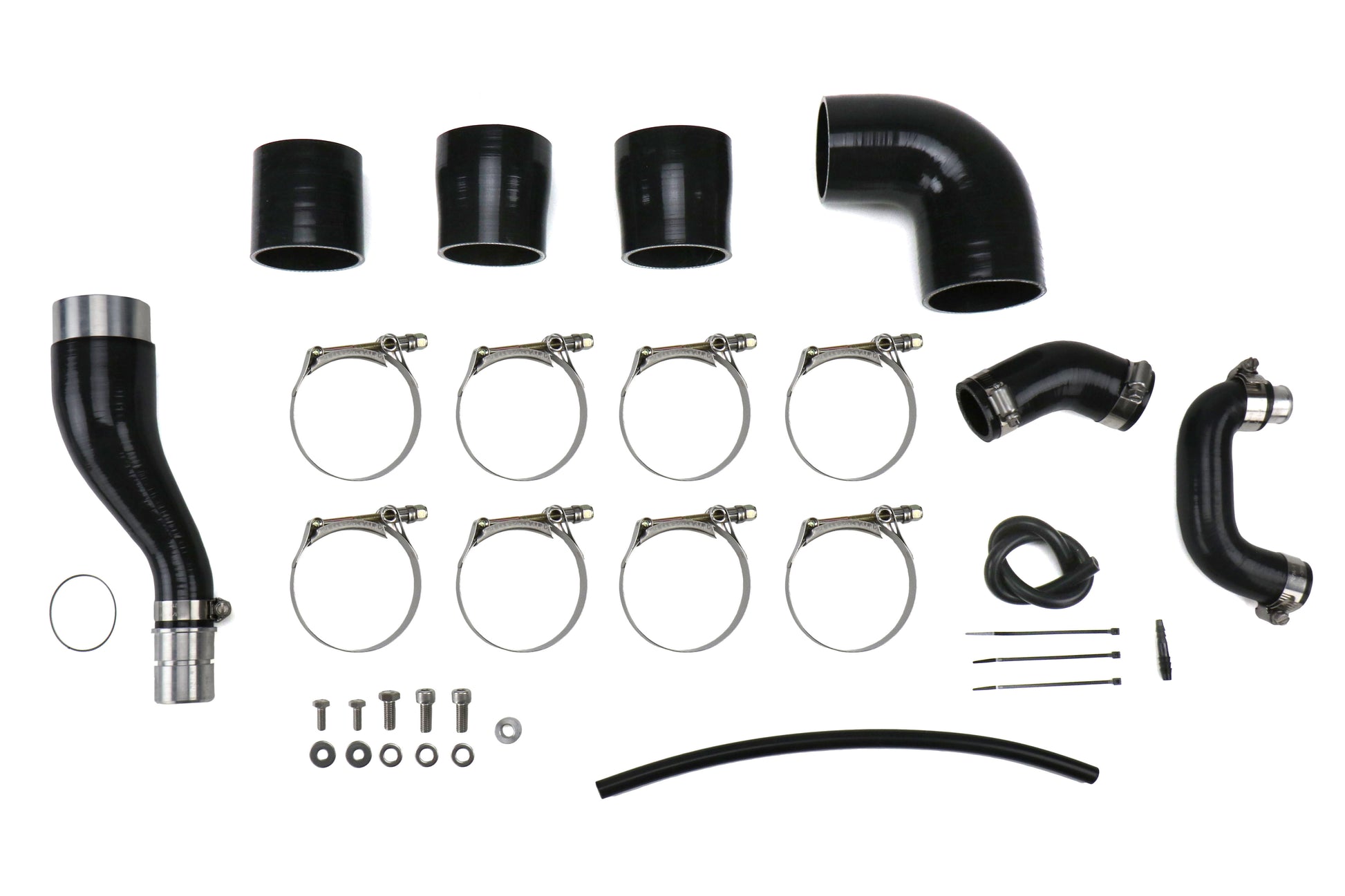 TXSW15-FMIC-BLK TurboXS Front Mount Intercooler Kit - 2015+ WRX-Wrinkle Black,