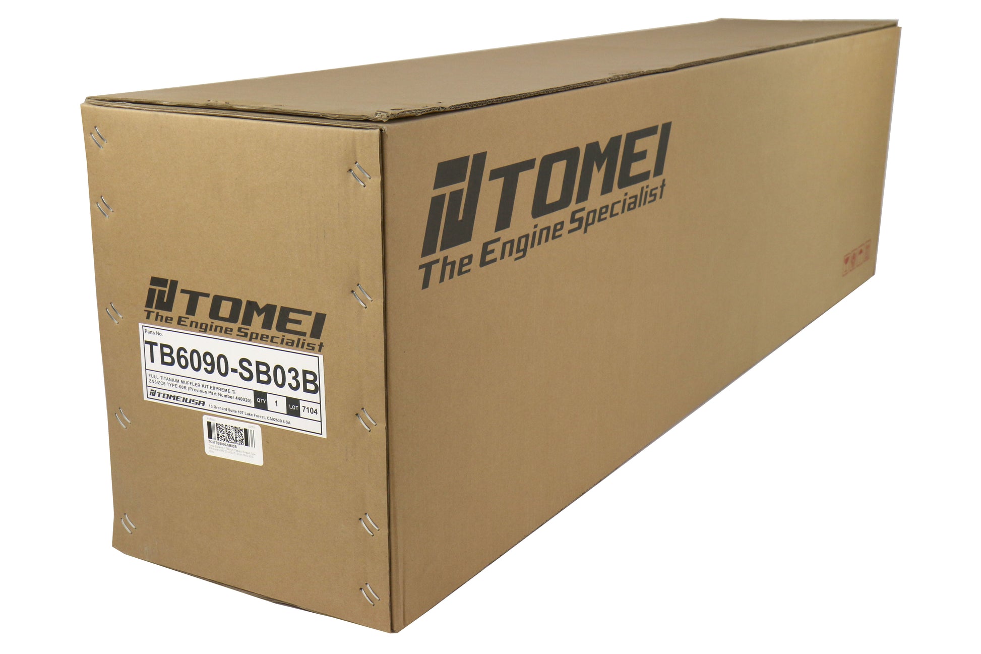 TOMTB6090-SB03B Tomei Expreme Ti Titanium Catback Exhaust Type 60RTomei Expreme Ti Titanium Catback Exhaust Type 60R,