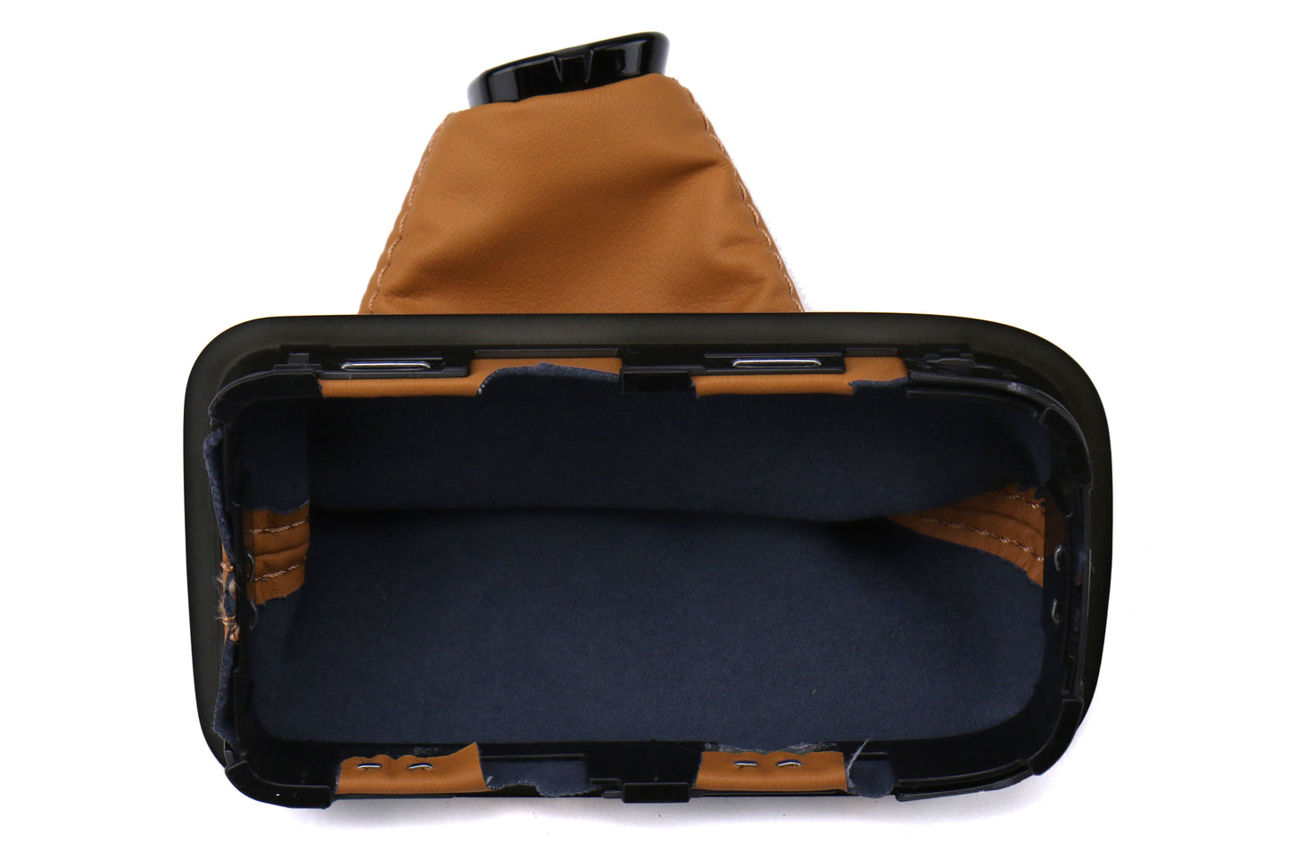 SUB35133VA030 Subaru OEM S4 SporVita JDM Shifter Boot Tan Stitching - 2015+ WRX CVT / 2014+ Forester CVT,