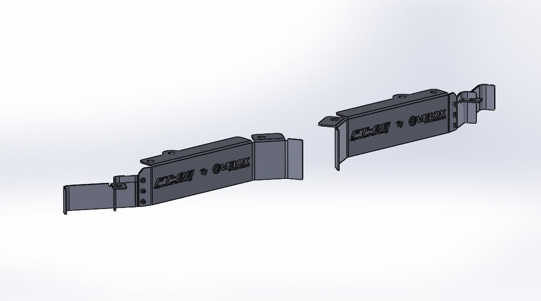 VERA0022A FT-86 SpeedFactory Front Wheel Deflectors by Verus Motorsports - 2013+ FT86,