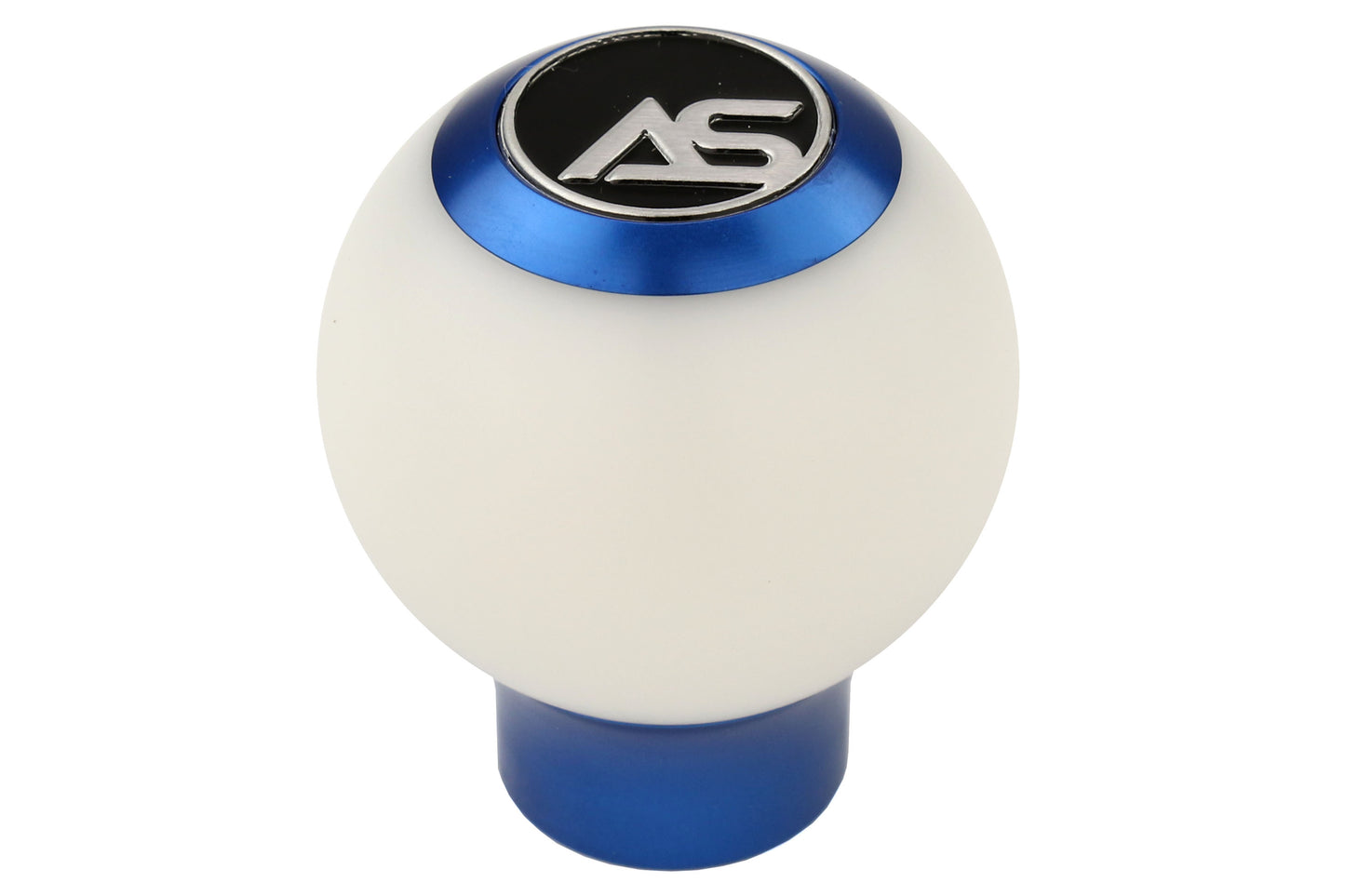 ASA1501010102 AutoStyled Subaru 6 Speed shift knob Blue with White Delrin Center,