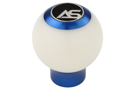 ASA1501010102 AutoStyled Subaru 6 Speed shift knob Blue with White Delrin Center,