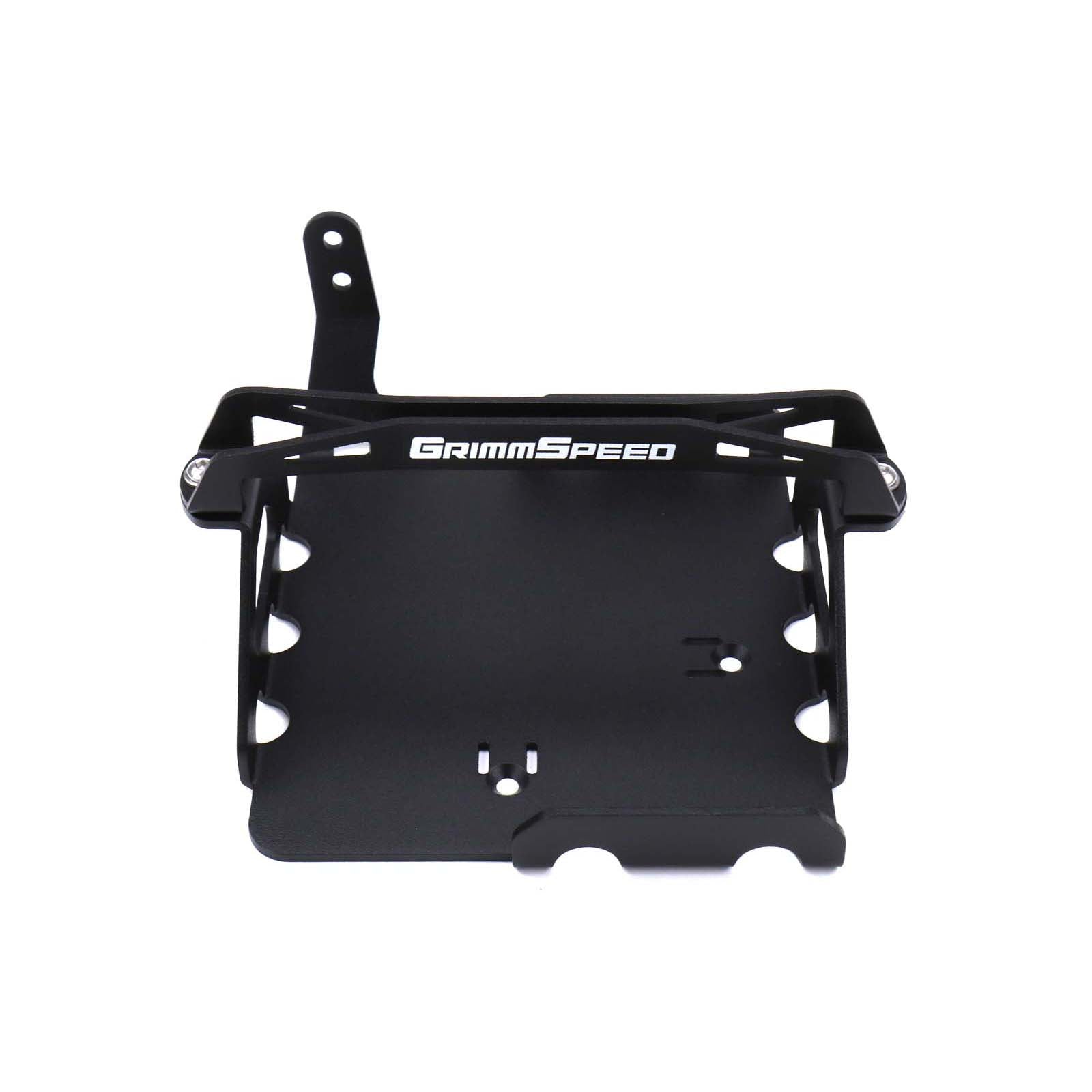 GRM121028 GrimmSpeed Lightweight Battery Mount Black - 2008-2021 Subaru WRX / STI,
